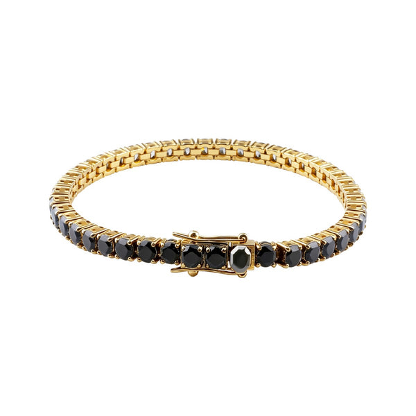 Black Cubic Zirconia Tennis Bracelet