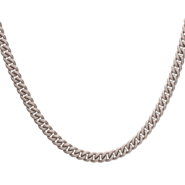 Inox 22-inch Titaninum Curb Chain