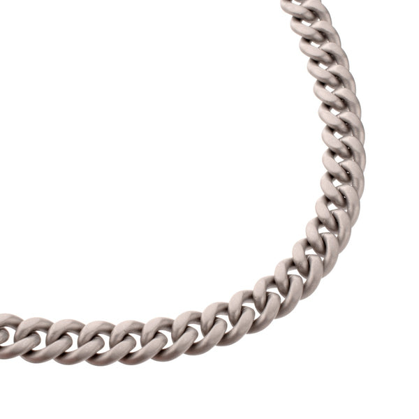 Inox 22-inch Titaninum Curb Chain