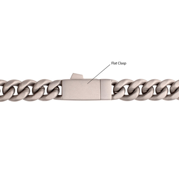 Inox 22-inch Titaninum Curb Chain