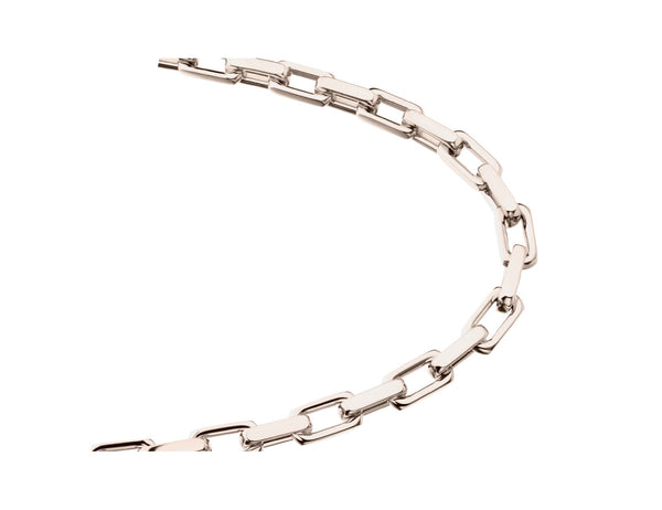 Inox 22-inch Stainless Steel Flat Oval Link Chain