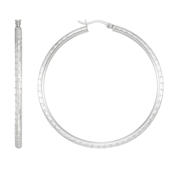 Hoop Earrings in 925 Silver