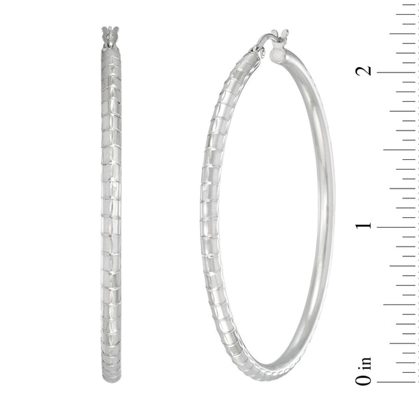 Hoop Earrings in 925 Silver