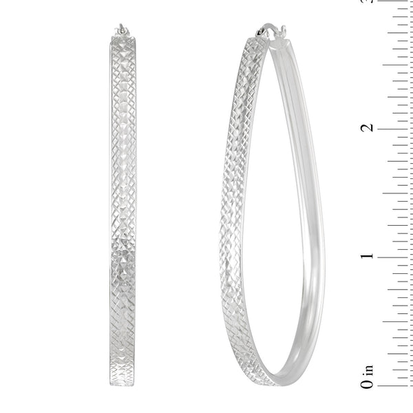 Hoop Earrings in 925 Silver