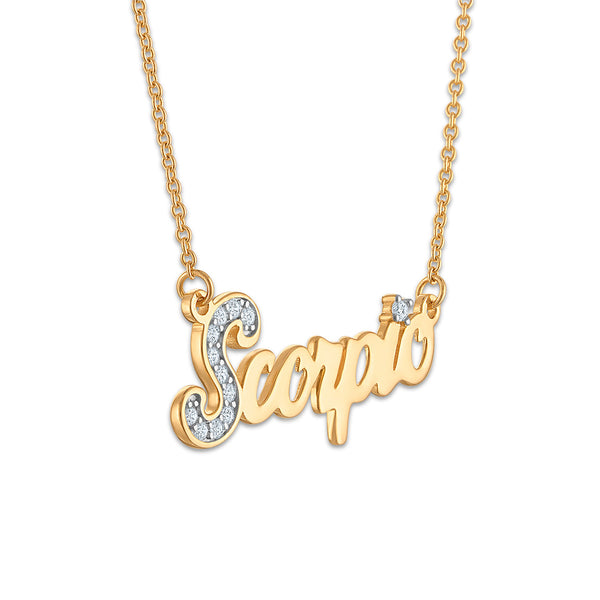 Simone I Smith Collection Scorpio Necklace in 18KT Gold Plated Sterling Silver