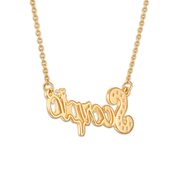 Simone I Smith Collection Scorpio Necklace in 18KT Gold Plated Sterling Silver