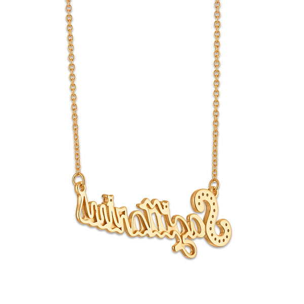 Simone I Smith Collection Sagittarius Necklace in 18KT Gold Plated Sterling Silver