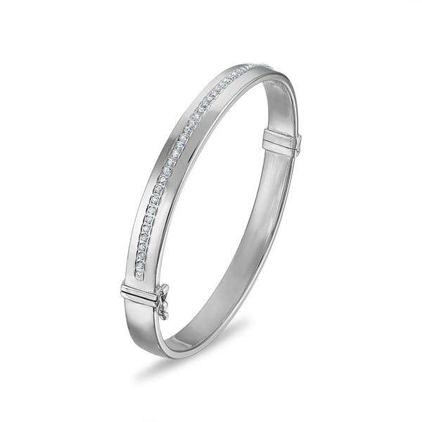 Bangle Bracelet in 925 Silver
