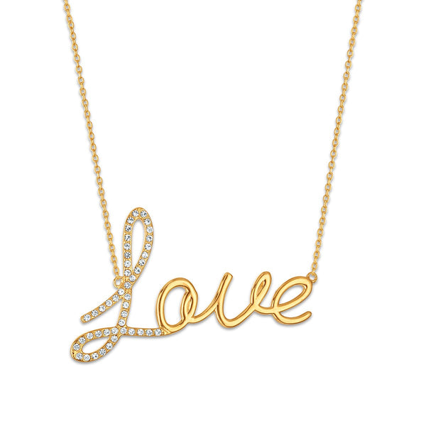 White Crystal Necklace in 925 Silver