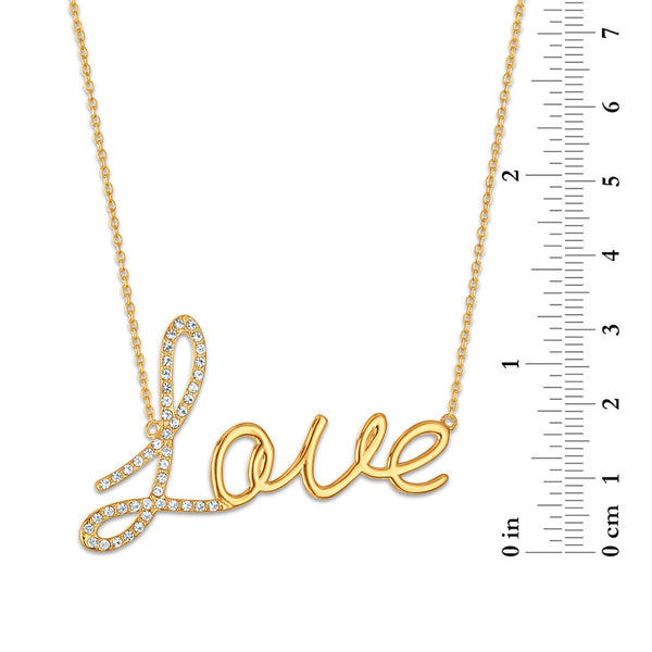 White Crystal Necklace in 925 Silver