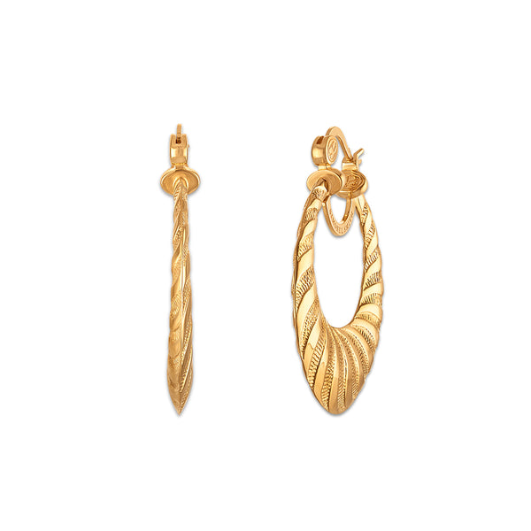 Hoop Earrings in 925 Silver