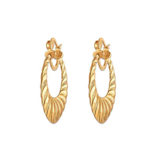 Hoop Earrings in 925 Silver