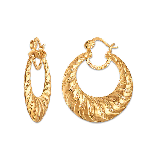 Hoop Earrings in 925 Silver