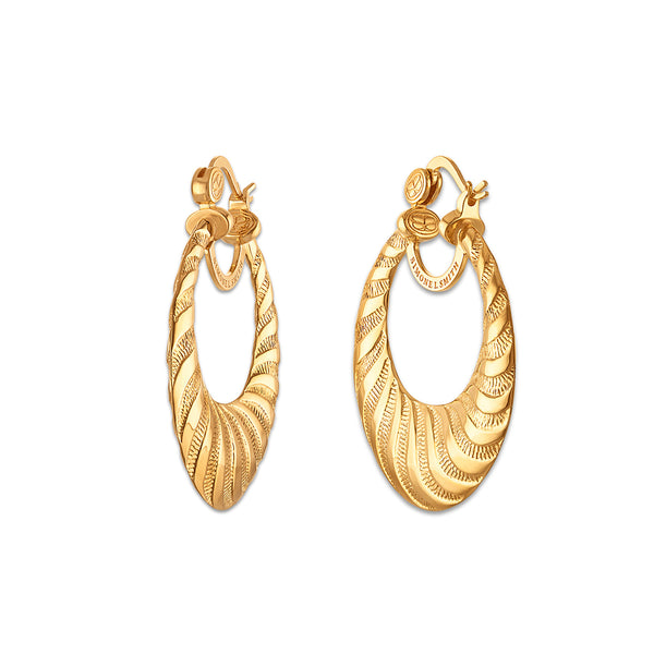 Hoop Earrings in 925 Silver