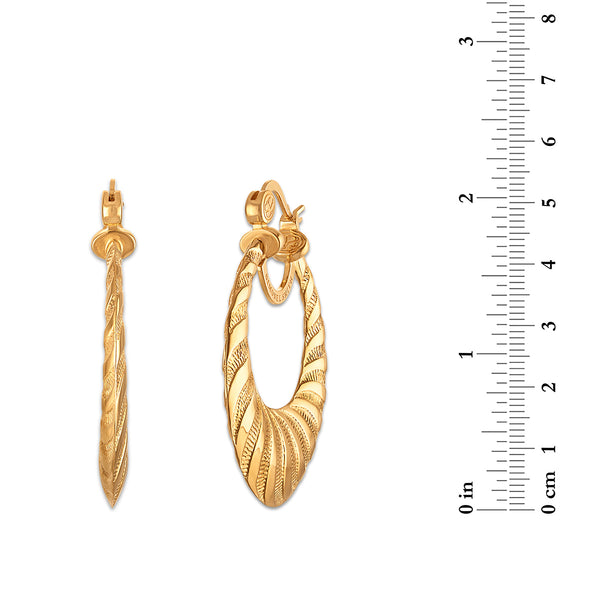 Hoop Earrings in 925 Silver