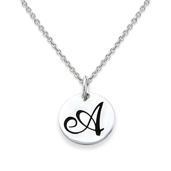 Sterling Silver Initial A 18-inch Pendant