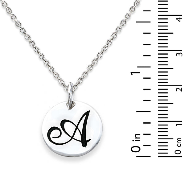 Sterling Silver Initial A 18-inch Pendant