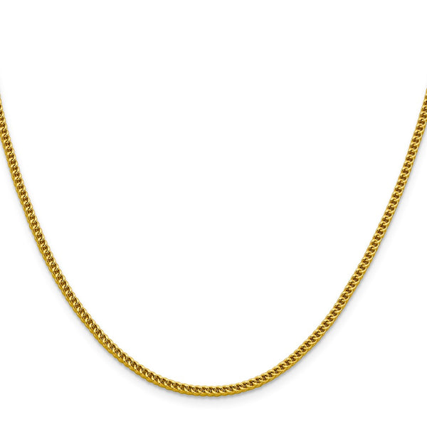 14KT Yellow Gold 20-inch 2.2MM Franco Chain