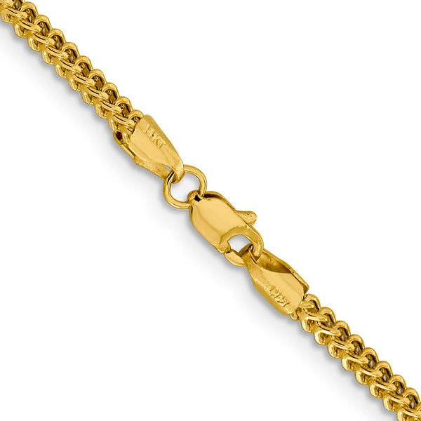 14KT Yellow Gold 20-inch 2.2MM Franco Chain