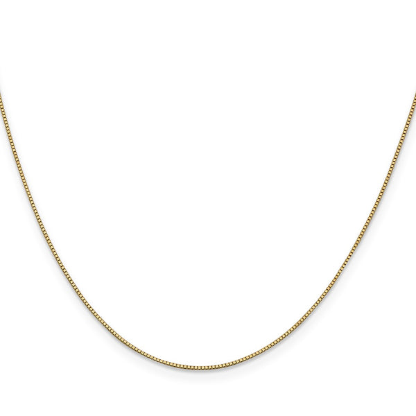 14KT Yellow Gold 14-inch 0.7MM Lobster Clasp Box Chain