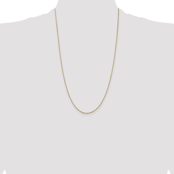 14KT Yellow Gold 26-inch 0.9MM Box Pendant Chain