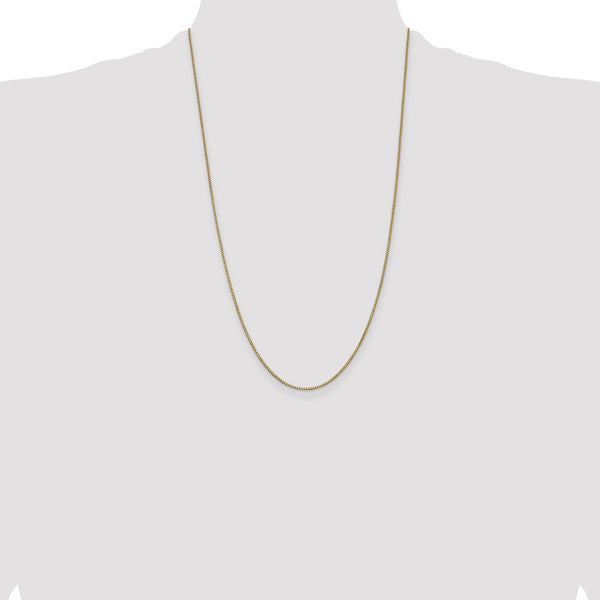 14KT Yellow Gold 26-inch 1MM Box Chain