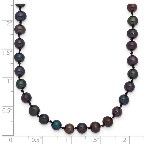 4X5MM Near Round Pearl 4.5MM 18-inch Necklace in 14KT Yellow Gold