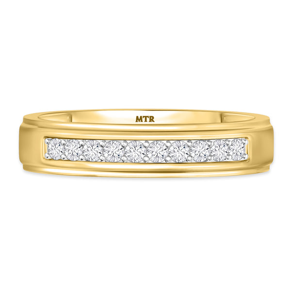 My Trio Rings Prudence 1/2 CTW Lab Grown Diamond Wedding Band Set in 10KT Yellow Gold