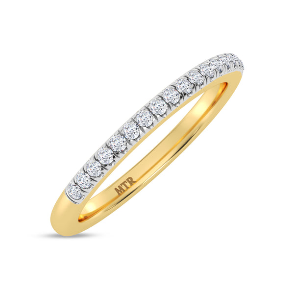 My Trio Rings Nikau 1 CTW Lab Grown Diamond Wedding Band Set in 10KT Yellow Gold
