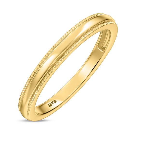 My Trio Rings Katie 1/4 CTW Lab Grown Diamond Round Solitaire Trio Set in 10KT Yellow Gold