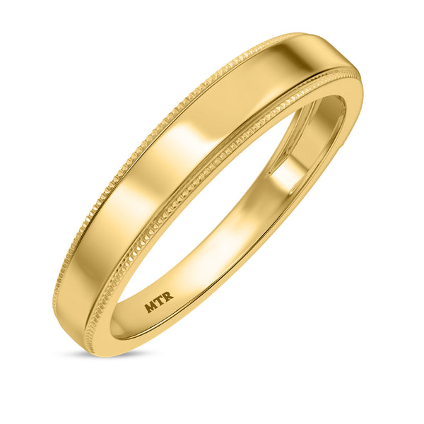 My Trio Rings Katie 1/4 CTW Lab Grown Diamond Round Solitaire Trio Set in 10KT Yellow Gold