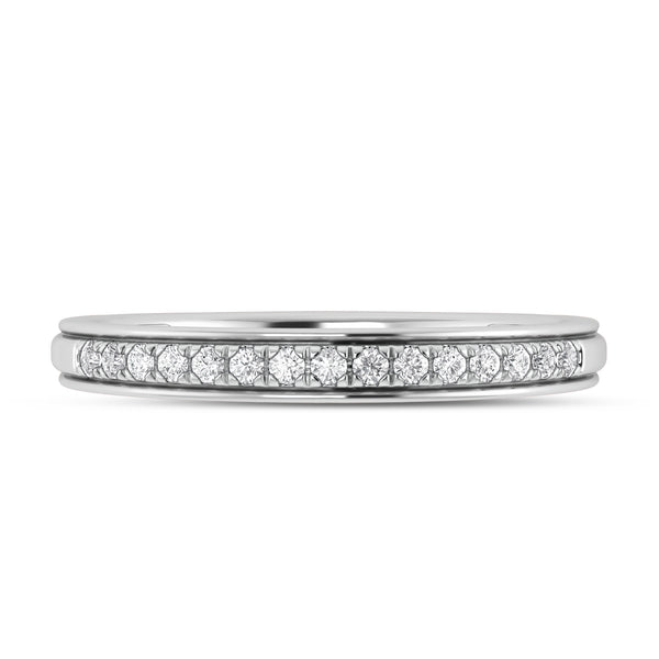 My Trio Rings Trace 7/8 CTW Lab Grown Diamond Heart Solitaire Trio Set in 10KT White Gold