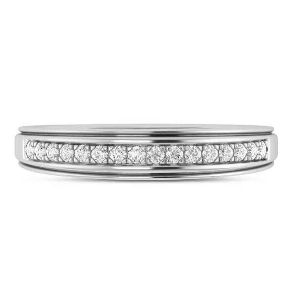 My Trio Rings Trace 7/8 CTW Lab Grown Diamond Heart Solitaire Trio Set in 10KT White Gold