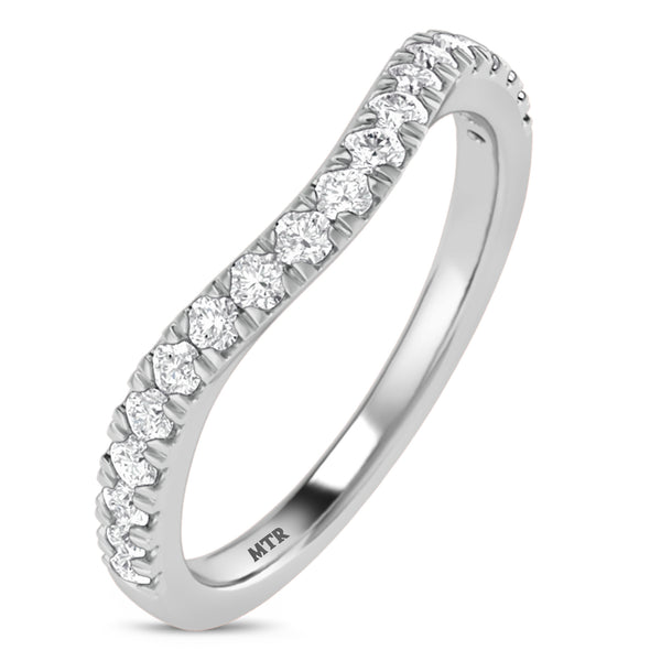 My Trio Rings Daisy 2-3/4 CTW Lab Grown Diamond Radiant Solitaire Bridal Set in 10KT White Gold