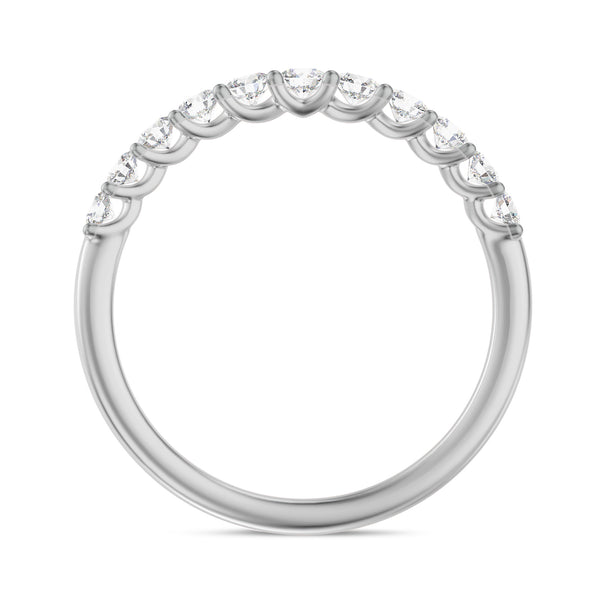 My Trio Rings Milla 1-1/4 CTW Lab Grown Diamond Wedding Band Set in 10KT White Gold