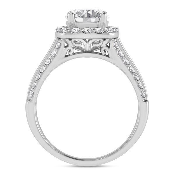 My Trio Rings Stella 3 1/3 CTW Lab Grown Diamond Round Solitaire Trio Set in 10KT White Gold