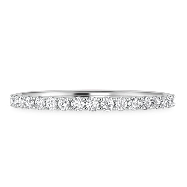 My Trio Rings Stella 3 1/3 CTW Lab Grown Diamond Round Solitaire Trio Set in 10KT White Gold