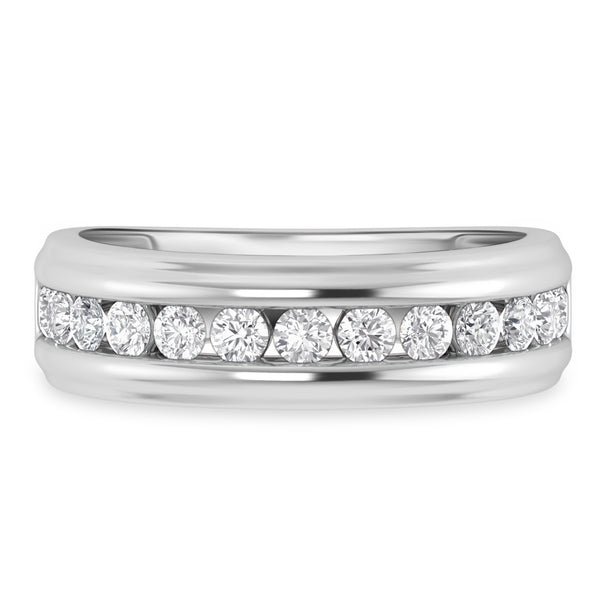 My Trio Rings Stella 3 1/3 CTW Lab Grown Diamond Round Solitaire Trio Set in 10KT White Gold