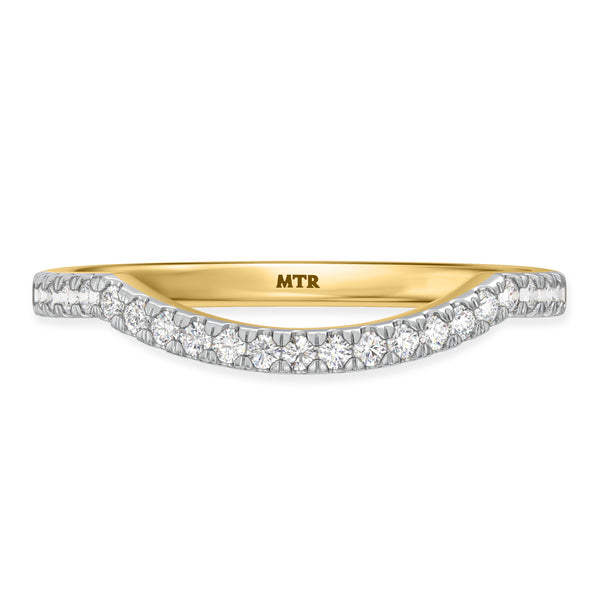 My Trio Rings Poul 1-1/6 CTW Lab Grown Diamond Round Solitaire Bridal Set in 10KT Yellow Gold