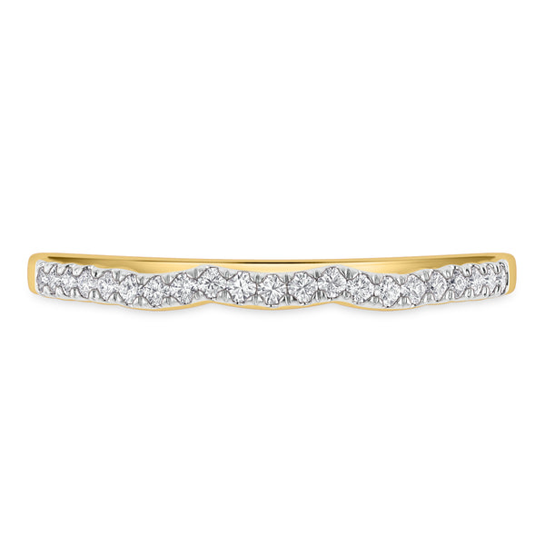 My Trio Rings Amado 3-1/10 CTW Lab Grown Diamond Round Solitaire Trio Set in 10KT Yellow Gold