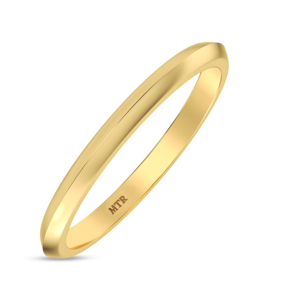 My Trio Rings Jena 1 CTW Lab Grown Diamond Emerald Solitaire Bridal Set in 10KT Yellow Gold