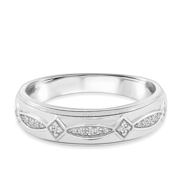 My Trio Rings Petal 2-3/4 CTW Morganite and Diamond Trio Matching Wedding Ring Set 10KT White Gold