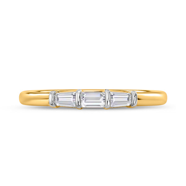 My Trio Rings Canna 1-1/2 CTW Lab Grown Diamond Princess Solitaire Bridal Set in 10KT Yellow Gold