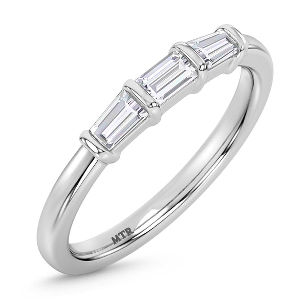 My Trio Rings Canna 2-3/4 CTW Lab Grown Diamond Heart Solitaire Bridal Set in 10KT White Gold