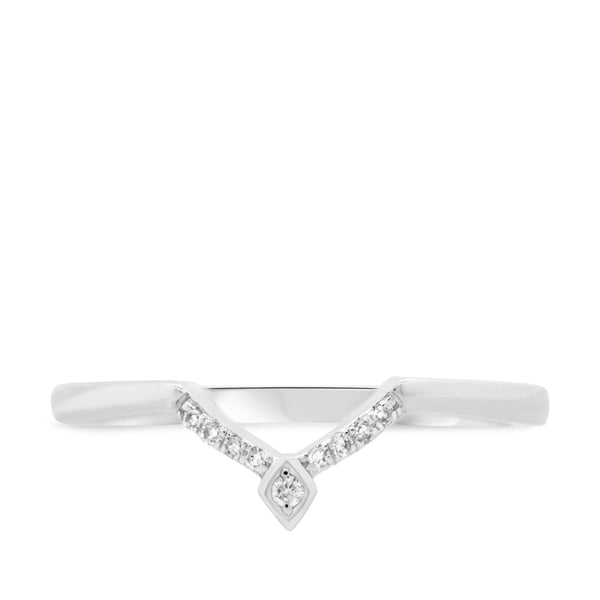 My Trio Rings Rehana 3/8 CTW Black Diamond (Treated) Round Solitaire Bridal Set in 10KT White Gold