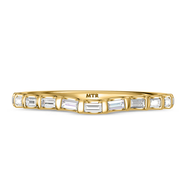 My Trio Rings Luka 2/3 CTW Lab Grown Diamond Wedding Band Set in 10KT Yellow Gold