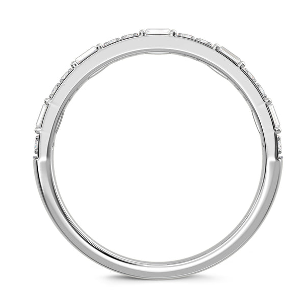 My Trio Rings Nico 1 CTW Lab Grown Diamond Wedding Band Set in 10KT White Gold