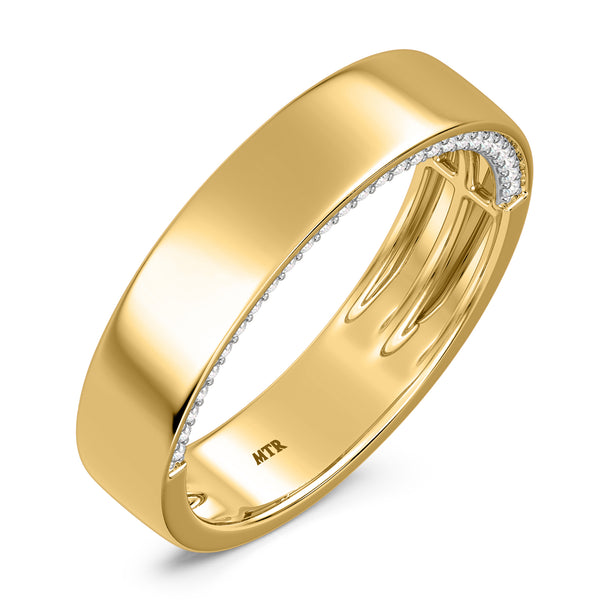 My Trio Rings Dario 1/2 CTW Lab Grown Diamond Wedding Band Set in 10KT Yellow Gold