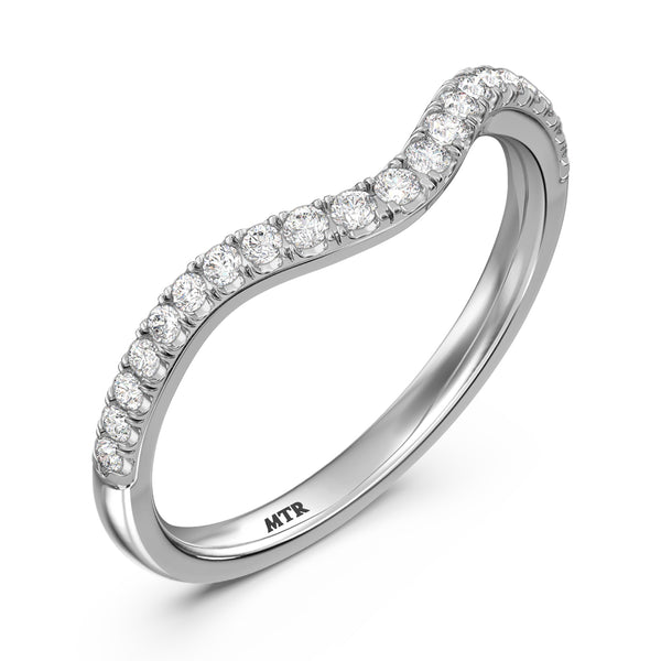 My Trio Rings Renata 3-5/8 CTW Lab Grown Diamond Radiant Solitaire Trio Set in 10KT White Gold
