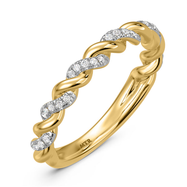 MyTrio Rings 5-3/4 CTW Lab Grown Diamond Emerald Solitaire Trio Set in 10KT Yellow Gold
